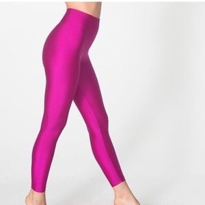 American Apparel Shiny Leggings